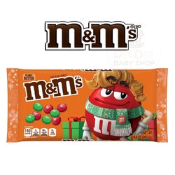 ขนมช็อกโกแลตคริสมาสต์ M&M's Holiday Chocolate Candies - Peanut Butter