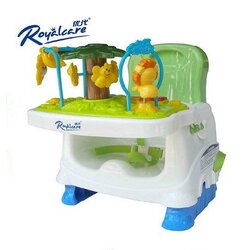 เก้าอี้ทานข้าวพร้อมของเล่นเสริมพัฒนาการ Royalcare Booster Seat Rainforest