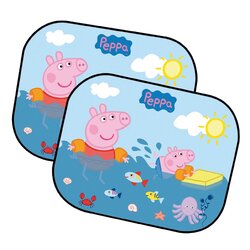 ม่านบังแดดแบบพับได้สุดน่ารัก Peppa Pig Folding Window Sunshades (Pack of 2) (Peppa's Swimming)