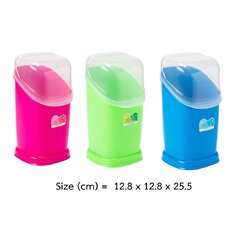 P11311 ใส่ช้อนตะเกียบ อนามัย (12.8*12.8*25.5 cm) No.597 ราคาขายส่งต่อ 1 โหล: 12 ใบ