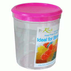 P06669 ขวดโหลใสปิ๊ง ฝาดึง 1044D (11.8*11.8*16 ซม) (ราคาส่งต่อ 12 โหล:144 ใบ: โหลละ 190 บาท)