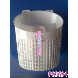 P03693 ใส่ช้อน 4 ช่อง (12*15*18.4 cm.) เกรดเอ สีขาว ราคาขายส่งต่อ 1 โหล : 12 ใบ