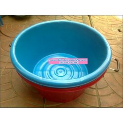 P06841 กะละมัง น.ส.10 สี (60*60*28 cm) ตราจระเข้ เหนียว ยอดนิยม (ราคาส่งต่อ 12 ใบ:เฉลี่ย 150 บต่อใบ)