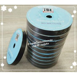 ริบบิ้นพลาสติกดำล้วน 1ตั้ง