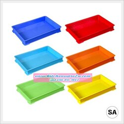 P06045 ถาดคอนโดทึบ (21 x 29.5 x 4.5 cm) หนา เกรดเอ No.100 (ราคาส่งต่อ 12ใบ:เฉลี่ย 70 บ/ใบ)