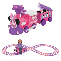 รถไฟแบตเตอรี่พร้อมรางแสนสนุก Kiddieland Motorized Choo Choo Train with Tracks (Minnie Mouse)