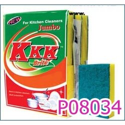 P08034 ใยขัดเอนกประสงค์ จัมโบ้ แพค 6 ชิ้น ราคาส่งต่อ 1 โหล: 12 แพค 190 บ/โหล ขายส่งทุกอย่าง 20 บาท