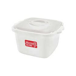 P04757 กล่องถนอมอาหาร สามารถใช้กับไมโครเวฟได้ จุ 0.9 ลิตร (กว้าง 14* ยาว 15.5* สูง 8 cm) เกรดเอ หนา สีสวย No.4611 ราคาส่งต่อ 12 ใบ: เฉลี่ย 45บ/ใบ