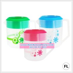 P06112 เหยือกน้ำ จุ 1.6 ลิตร (13 x 18 x 16.4 cm) ดีไซน์ใหม่ เกรดเอ สีสวย พิมพ์ลาย No.452FL (ราคาส่งต่อ 1โหล : 12 ใบ )