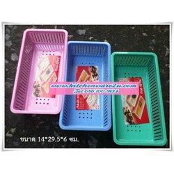 P04078 ตะแกรงคู่ครัว (14*29.5*6 cm) No.191 ราคาส่งต่อโหล : 12 ใบ