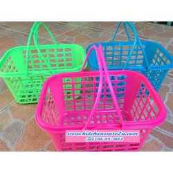 P07131 ตะกร้าเอนกประสงค์เล็ก (19*26.7*13.3 cm) เกรดเอ No.5506 ขายยกมัด ราคาส่งต่อ 20 โหล:240 ใบ:เฉลี่ย 120 บาทต่อโหล