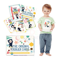การ์ดไมล์สโตนอายุและพัฒนาการของเด็กวัยเตาะแตะ Milestone The Original Toddler Cards