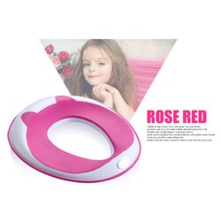 อุปกรณ์รองนั่งชักโครกสำหรับเด็ก Baby Deluxe Potty Trainer (Pink)