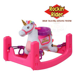 ม้าโยกไกวเด้งดึ๋งสุดมหัศจรรย์ Rockin' Rider Starlight Grow-with-Me Unicorn
