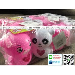 P06010 ออมสินหมี น่ารัก ใส่ถุงตาข่าย (ราคาส่งต่อ 1 โหล/220 บาท)