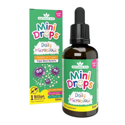 ไมโครไบโอติกสำหรับทารกและเด็กเล็ก Natures Aid Mini Drops Daily Microbiotic Triple Blend Bacteria