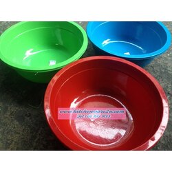 P00355 กะละมังกลม 24 ซม (24*24*9.5 cm) ราคาส่งต่อ 1 โหล:12 ใบ