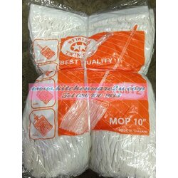P07673 อะไหล่ ผ้าถูบ้าน 10 นิ้ว เบอร์ 2 ราคาส่งต่อ 12 โหล : 144 ชุด:เฉลี่ย 200 บาทต่อโหล
