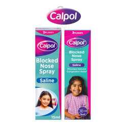 น้ำเกลือพ่นจมูกชนิดสเปรย์ Calpol Blocked Nose Saline Spray