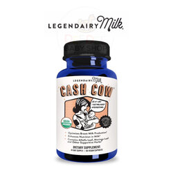 วิตามินกระตุ้นการผลิตน้ำนมและบำรุงคุณภาพน้ำนมสำหรับคุณแม่ Legendairy Milk Cash Cow (60 Capsules)