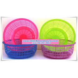 P06213 ตะแกรงกลม ล้างผัก เกรดเอ สีเจ็บ 196 (ราคาส่งต่อ 8 โหล: 96 ใบ เฉลี่ย 195บ/โหล)