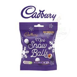 ช็อคโกแล็ตบอลเคลือบน้ำตาล Cadbury Mini Snow Balls