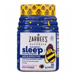 วิตามินเสริมการนอนหลับสำหรับเด็กชนิดกัมมี่ Zarbee's Naturals Children's Sleep with Melatonin Gummies (50)