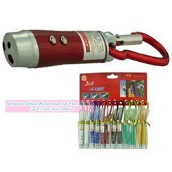 P08002 เลเซอร์ ไฟฉาย พวงกุญแจ (ราคาส่งต่อ 1 โหล: 12 อัน)