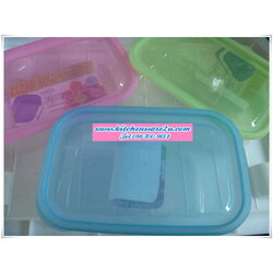 P05508 กล่องเวฟ ฝาสี เกรดเอ ดีไซน์ใหม่ (ราคาส่งต่อ 12 ใบ คลิ๊กที่สินค้าเพื่อดูรายละเอียด)