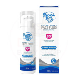 โลชั่นกันแดดพร้อมบำรุงผิว Banana Boat Ultra Light Face Fluid Sunscreen Lotion SPF 50+