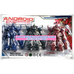 P06295 หุ่นยนต์ แพคสามสหาย ของเล่น (ราคาส่งต่อ 1 โหล : 12 ชุด 180 บ/โหล ส่ง 15 บาท ขายส่งทุกอย่าง 20 บาท)