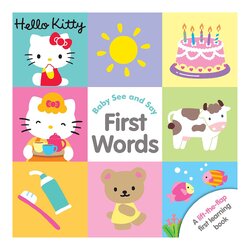 หนังสือภาพเสริมทักษะสำหรับเด็กเล็ก Sanrio Hello Kitty Baby See and Say - First Words