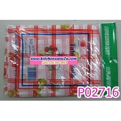 P02716 ผ้าปูโต๊ะพลาสติก ราคาต่อโหล (180 บ/โหล ส่ง 15 บาท ขายส่งทุกอย่าง 20 บาท)