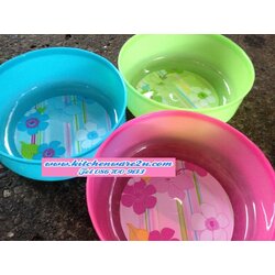 P06509 ขันน้ำ 20 ซม เกรดเอ พิมพ์ฟอยด์ เกรดห้าง JCP (ราคาส่งต่อ 6 โหล: 72 ใบ:เฉลี่ย 170 บ/โหล)