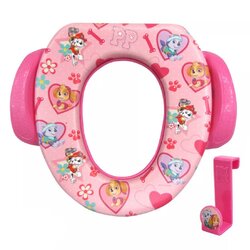 อุปกรณ์รองนั่งชักโครกสำหรับเด็ก Ginsey Paw Patrol Soft Potty Seat (Pink)