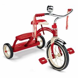 จักรยานสามล้อถีบสุดคลาสสิค Radio Flyer Classic Dual-Deck Tricycle (Red)