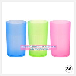 P06134 แก้วน้ำ ทรงตรง 10 oz.(6.5 x 6.5 x 11.5 cm) เกรดเอ สีสวย 2000 (ราคาส่งต่อ 12โหล:144 ใบ:เฉลี่ย 75บ/โหล)