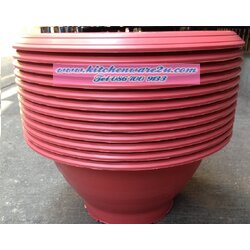 P07784 กระถางต้นไม้ ชวนชม (34.6*35.6*18 cm) สีอิฐ 7915C ราคาส่งต่อ 6 โหล: 72 ใบ:เฉลี่ย 230 บ/โหล