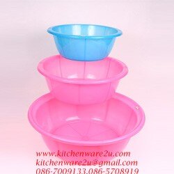 P00494 กะละมังกลมใหญ่ 45 ซม เอ (ราคาส่งต่อ 12 ใบ คลิ๊กที่สินค้าเพื่อชมรายละเอียดของขนาด)