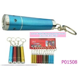 P01508 ไฟฉายพวงกุญแจ LED HY145-6 ราคาส่งต่อ 1 โหล:12 อัน