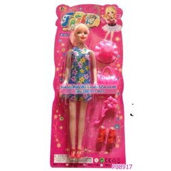 P08917 ตุ๊กตาเด็กผู้หญิง แต่งตัว ของเล่น ราคาส่งต่อ 1 โหล :12 ชุด (180 บ/โหล เฉลี่ย 15 บาท ขายส่งทุกอย่าง 20 บาท)