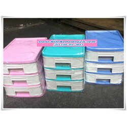 P05972 กล่องลิ้นชักเล็ก 3 ชั้น 811(ราคาส่งต่อ 12 โหล : 144 ชุด:เฉลี่ย 205 บ/โหล)