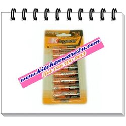 P03109 ถ่านสีส้ม kingever AA 1*8 ราคาส่งต่อ 1 กล่อง:12 แผง