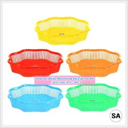 P06082 ตะแกรงขอบหยัก ดีไซน์ใหม่ เกรดเอ สีสวย 371 (ราคาส่งต่อ 12โหล :144 ใบ คลิ๊กที่สินค้าเพื่อดูรายละเอียด)