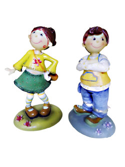 ตุ๊กตา เรซิ่น หนุ่มสาวเด็กแนว ( คู่ )