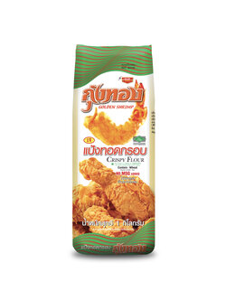 แป้งทอดกรอบ ตรา กุ้งทอง ขนาดบรรจุ 1 กิโลกรัม