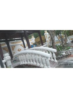 ลูกกรงหินอ่อน ขาว ขนาดสูง60 เซนติเมตร