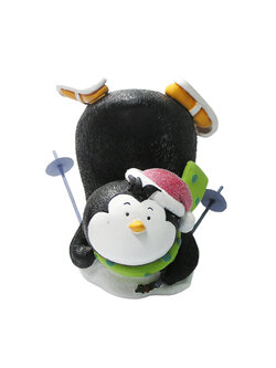 เพนกวินเล่นสกี มีให้เลือก 2 ท่า