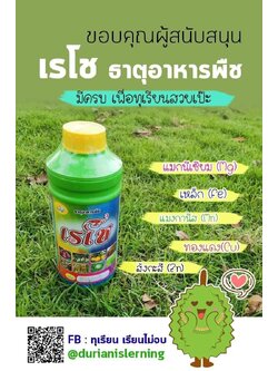 เรโช ธาตุอาหารรอง-เสริม สูตร EDTA ขนาด 1000 มล.
