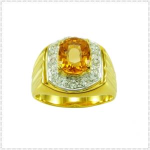 แหวนพลอยซิทริน (Citrine)